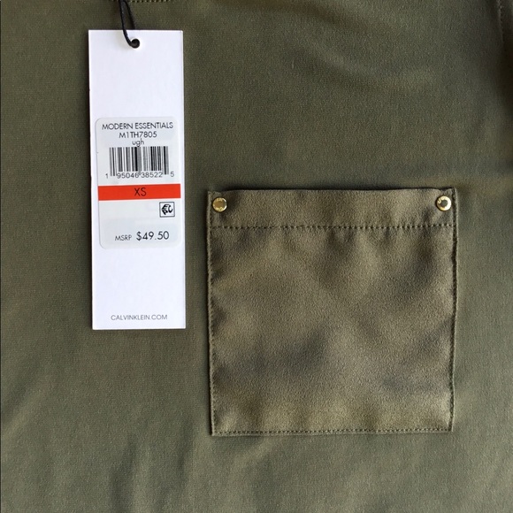 Calvin Klein Sleeveless Lightweight Top - Picture 6 of 6